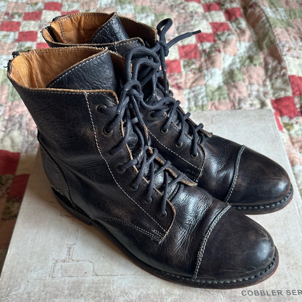 BedStu Laurel Boots Black size 8.5 - good used condition!